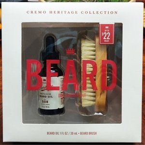 Cremo Heritage Red Men's Duo Beard Grooming Gift Set *NEW*